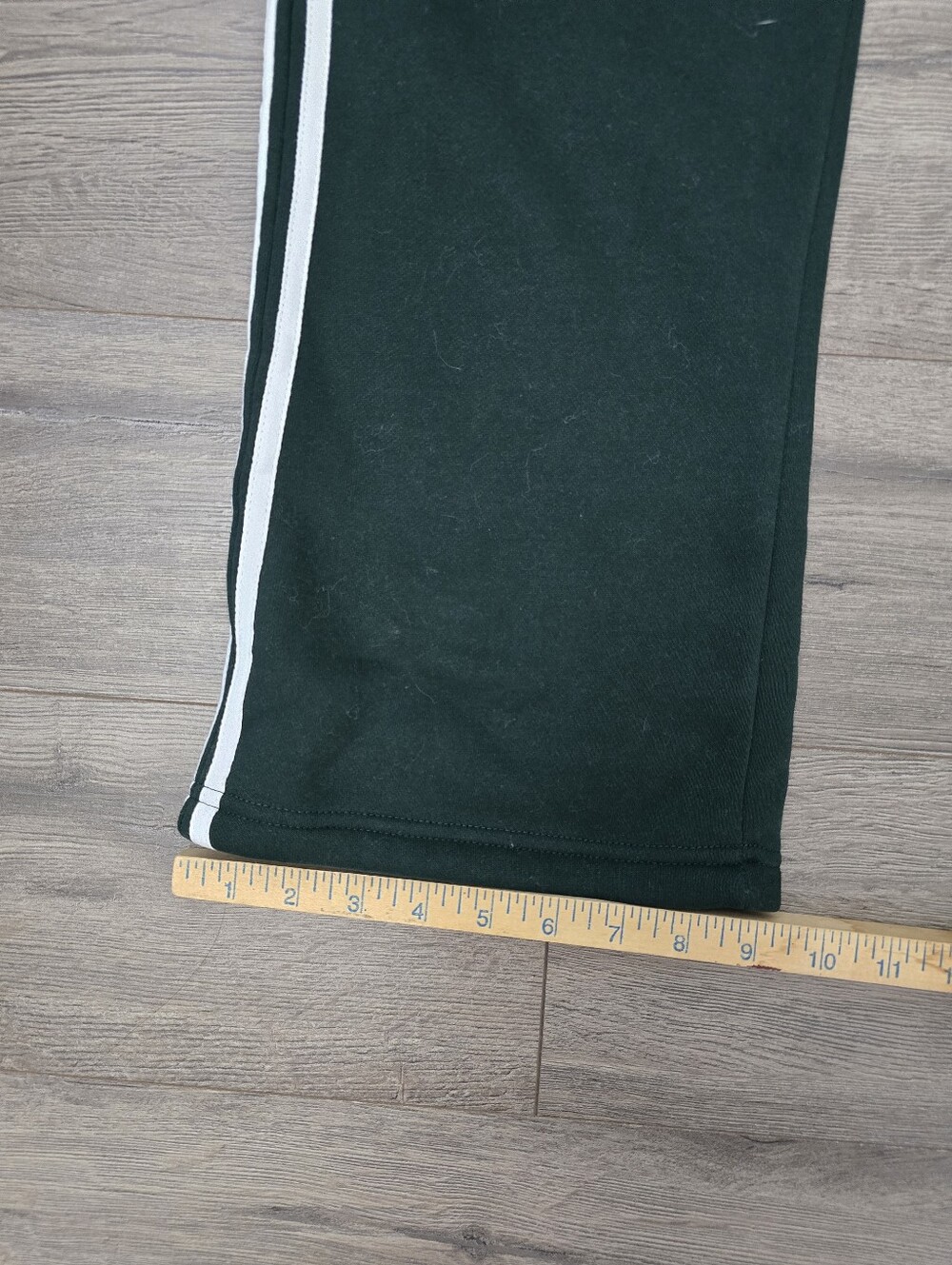 Dark green PARKE fleece set Sporty Stripes Comfy Preppy Trendy Athleisure Active - Picture 11 of 16